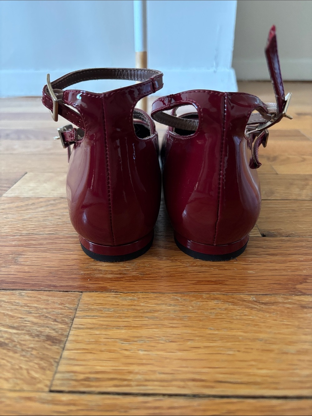 ALOHAS Luke Onix Wine Burgundy Leather Ballet Flats - Picture 4 of 6